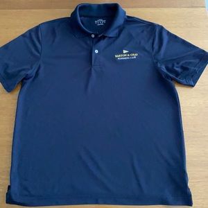 Lands End polo performance fabric